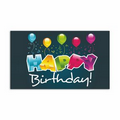 3D Birthday Greetings Birthday Card - White Unlined Envelope